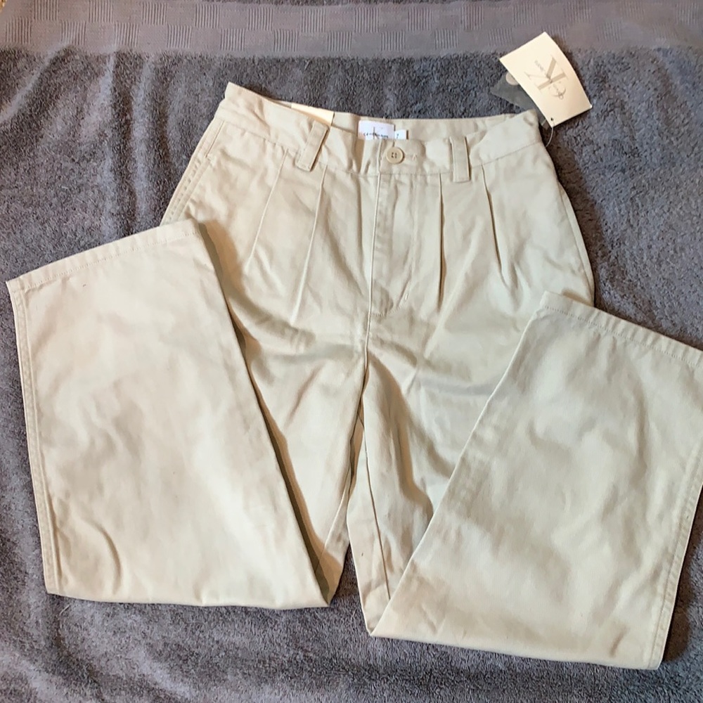 Calvin Klein boys khakis, size 7